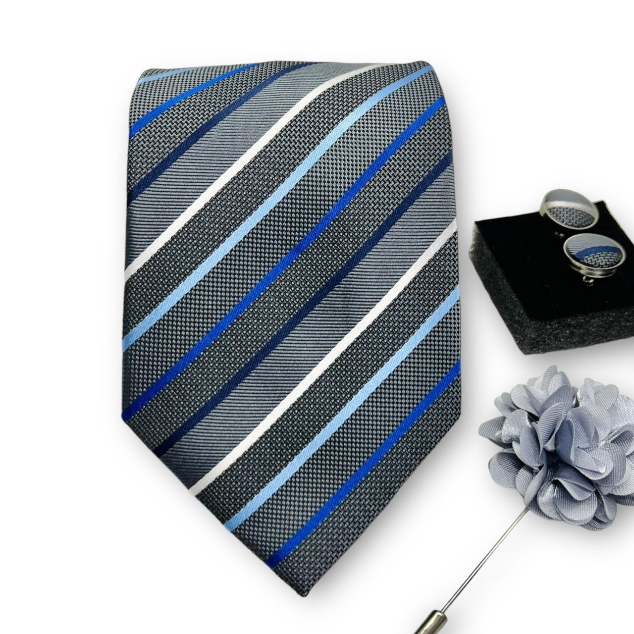  Quà tặng 20/10 cho đối tác nam, sếp nam, đồng nghiệp nam, người yêu nam ,bạn bè, anh trai hoặc người thân quà tặng Set cà vạt nam 4 món cao cấp làm quà tặng, caravat đẹp sang trọng - SCR024 