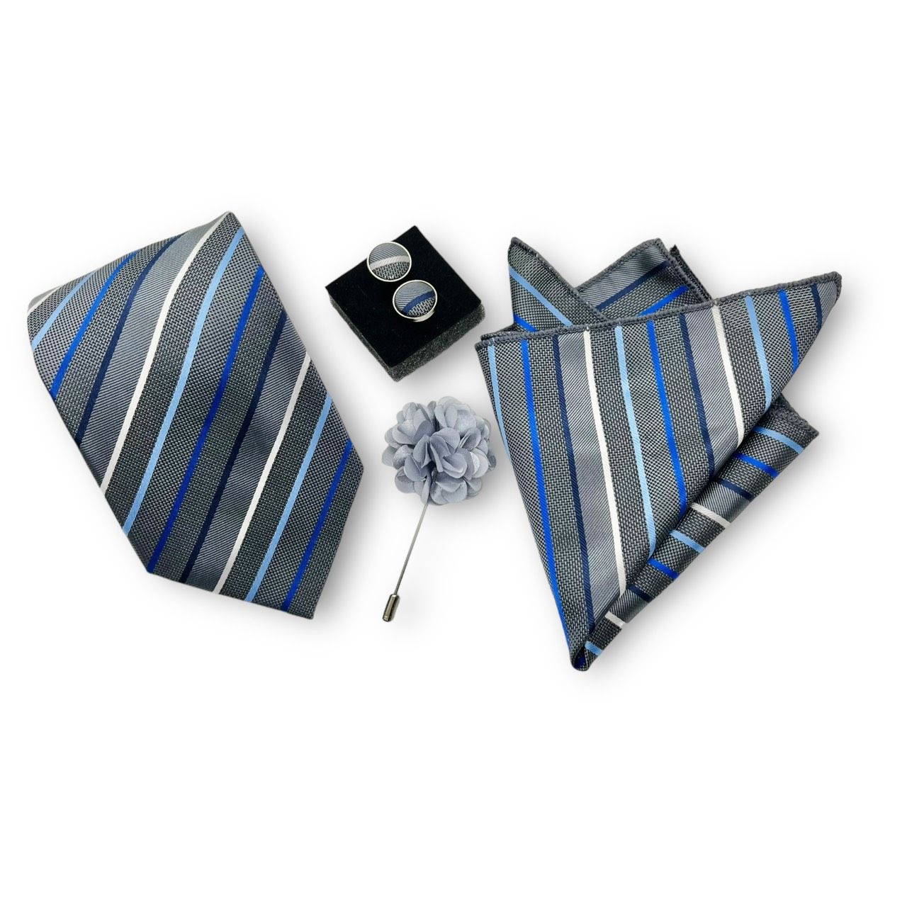  Quà tặng 20/10 cho đối tác nam, sếp nam, đồng nghiệp nam, người yêu nam ,bạn bè, anh trai hoặc người thân quà tặng Set cà vạt nam 4 món cao cấp làm quà tặng, caravat đẹp sang trọng - SCR024 