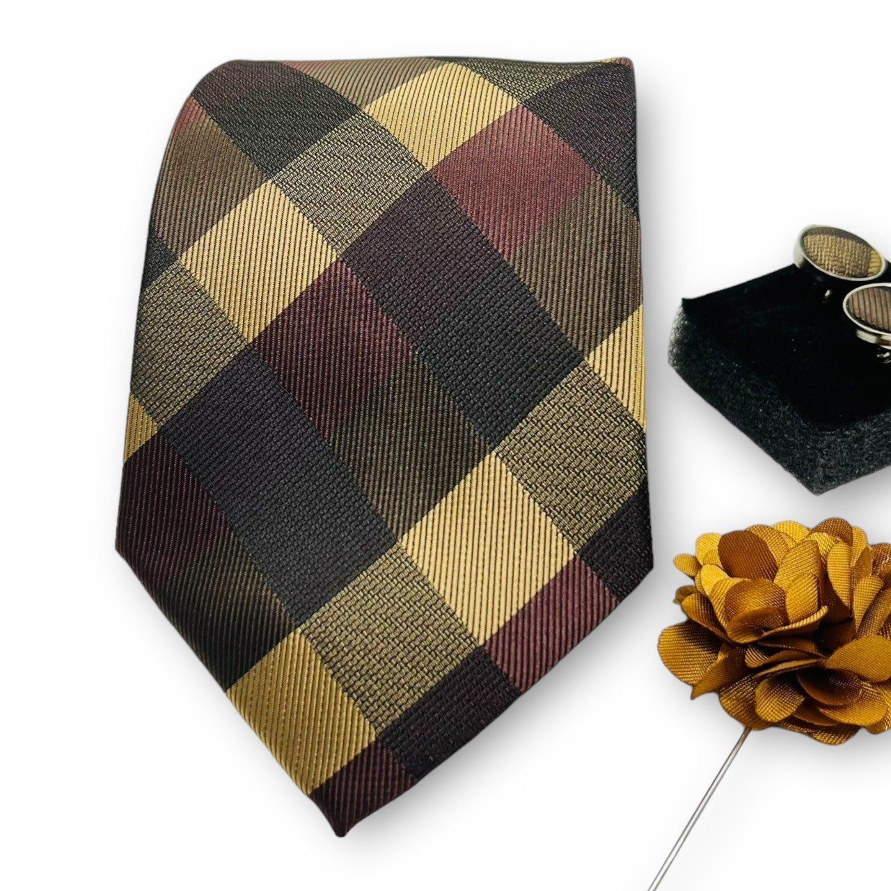  Quà tặng 20/10 cho đối tác nam, sếp nam, đồng nghiệp nam, người yêu nam ,bạn bè, anh trai hoặc người thân quà tặng Set cà vạt nam 4 món cao cấp làm quà tặng, caravat đẹp sang trọng - SCR029 