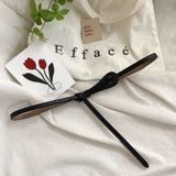  Thắt lưng nữ da bò thật AGANA dây nịt da thật đai váy da thật Hàn Quốc cao cấp phong cách hiện đại - DNT023 