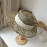  Quà tặng 20/10 cho sếp nữ, vợ, cô giáo, giáo viên nữ, mẹ và bạn gái, người yêu nữ quà tặng Mũ nón cói đi biển rộng vành tròn đẹp cho nữ AGANA - NC510 