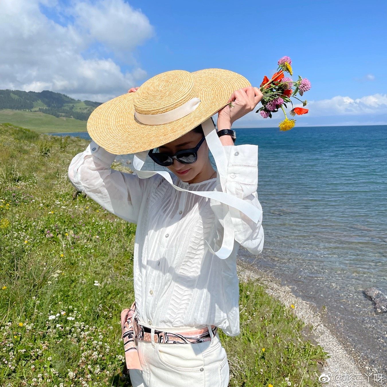  Mũ nón cói đi biển rộng vành tròn đẹp cho nữ AGANA - NC516 