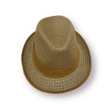  Mũ nón phớt Fedora nam vành nhỏ cao cấp AGANA nón cao bồi phong cách cổ điển pha lẫn hiện đại - Màu Nâu Nhạt - MFDN005 