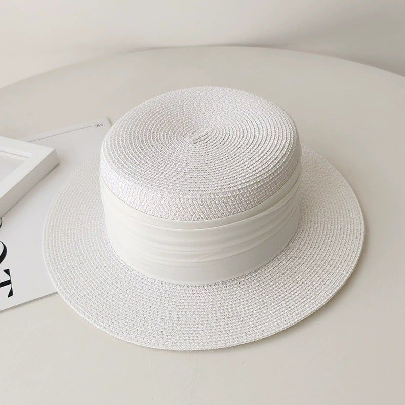  Quà tặng 20/10 cho sếp nữ, vợ, cô giáo, giáo viên nữ, mẹ và bạn gái, người yêu nữ quà tặng Mũ nón cói đi biển rộng vành tròn đẹp cho nữ AGANA - NC518 