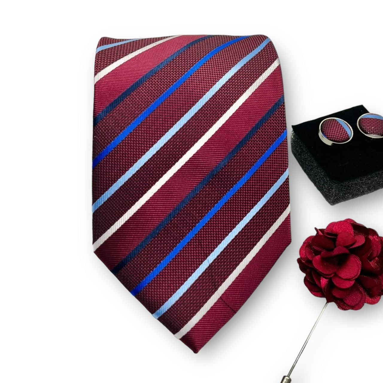  Quà tặng 20/11 cho đối tác nam, sếp nam, đồng nghiệp nam, người yêu nam ,bạn bè, anh trai hoặc người thân quà tặng Set cà vạt nam 4 món cao cấp làm quà tặng, caravat đẹp sang trọng - SCR025 