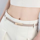  Thắt lưng nữ da bò thật AGANA dây nịt da thật đai váy da thật Hàn Quốc cao cấp phong cách hiện đại - DNT025 