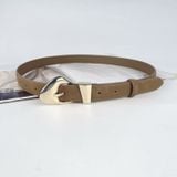  Thắt lưng nữ da bò thật AGANA dây nịt da thật đai váy da thật Hàn Quốc cao cấp phong cách hiện đại - DNT020 