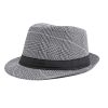  Mũ nón phớt Fedora nam vành nhỏ cao cấp AGANA nón cao bồi phong cách cổ điển pha lẫn hiện đại - Kẻ Sọc Trắng - MFDN002 