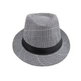  Mũ nón phớt Fedora nam vành nhỏ cao cấp AGANA nón cao bồi phong cách cổ điển pha lẫn hiện đại - Kẻ Sọc Trắng - MFDN002 