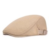  Mũ nón beret nam cao cấp AGANA mũ nồi nam phong cách Newboy cổ điển pha lẫn hiện đại - Màu Be - MBRN001 