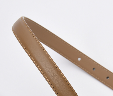  Thắt lưng nữ da bò thật AGANA dây nịt da thật đai váy da thật Hàn Quốc cao cấp phong cách hiện đại - DNT014 