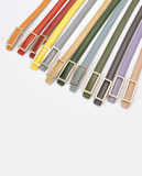  Thắt lưng nữ da bò thật AGANA dây nịt da thật đai váy da thật Hàn Quốc cao cấp phong cách hiện đại - DNT014 