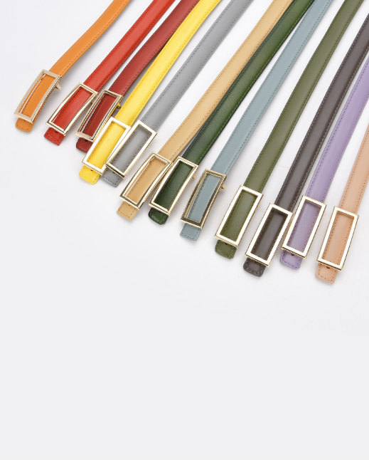  Thắt lưng nữ da bò thật AGANA dây nịt da thật đai váy da thật Hàn Quốc cao cấp phong cách hiện đại - DNT014 