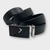  Quà tặng 20/11 cho đối tác nam, sếp nam, đồng nghiệp nam, người yêu nam ,bạn bè, anh trai hoặc người thân quà tặng Thắt lưng nam da bò thật khóa tự động hợp kim chống rỉ AGANA dây nịt nam cao cấp khóa lỗ kim da bò bền bỉ thời trang - Màu Đen - DNN019 