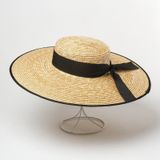  Quà tặng 20/10 cho sếp nữ, vợ, cô giáo, giáo viên nữ, mẹ và bạn gái, người yêu nữ quà tặng Mũ nón cói đi biển rộng vành tròn đẹp cho nữ sợi tự nhiên cao cấp dây đen - NC524 