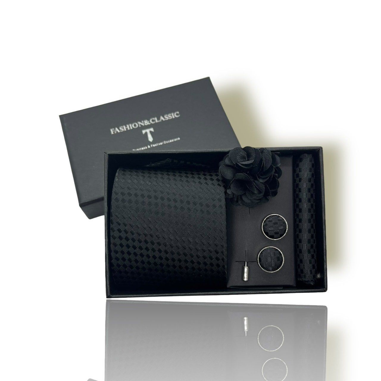  Quà tặng 20/11 cho đối tác nam, sếp nam, đồng nghiệp nam, người yêu nam ,bạn bè, anh trai hoặc người thân quà tặng Set cà vạt nam 4 món cao cấp làm quà tặng, caravat đẹp sang trọng - SCR002 