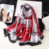  Quà tặng 20/10 cho sếp nữ, vợ, cô giáo, giáo viên nữ, mẹ và bạn gái, người yêu nữ quà tặng Khăn quàngchoàng cổ lụa cao cấp cho nữ văn phòng sở đẹp màu xanh AGANA - KS163 