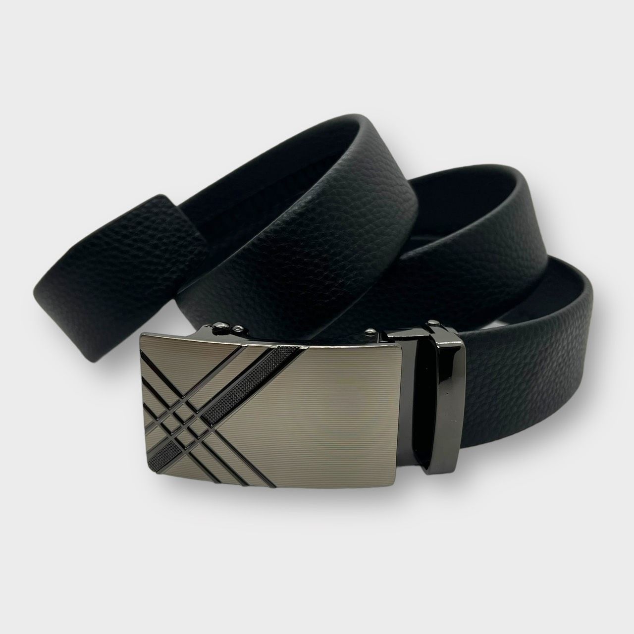  Quà tặng 20/10 cho đối tác nam, sếp nam, đồng nghiệp nam, người yêu nam ,bạn bè, anh trai hoặc người thân quà tặng Thắt lưng nam da bò thật khóa tự động hợp kim chống rỉ AGANA dây nịt nam cao cấp khóa lỗ kim da bò bền bỉ thời trang - Màu Đen - DNN022 