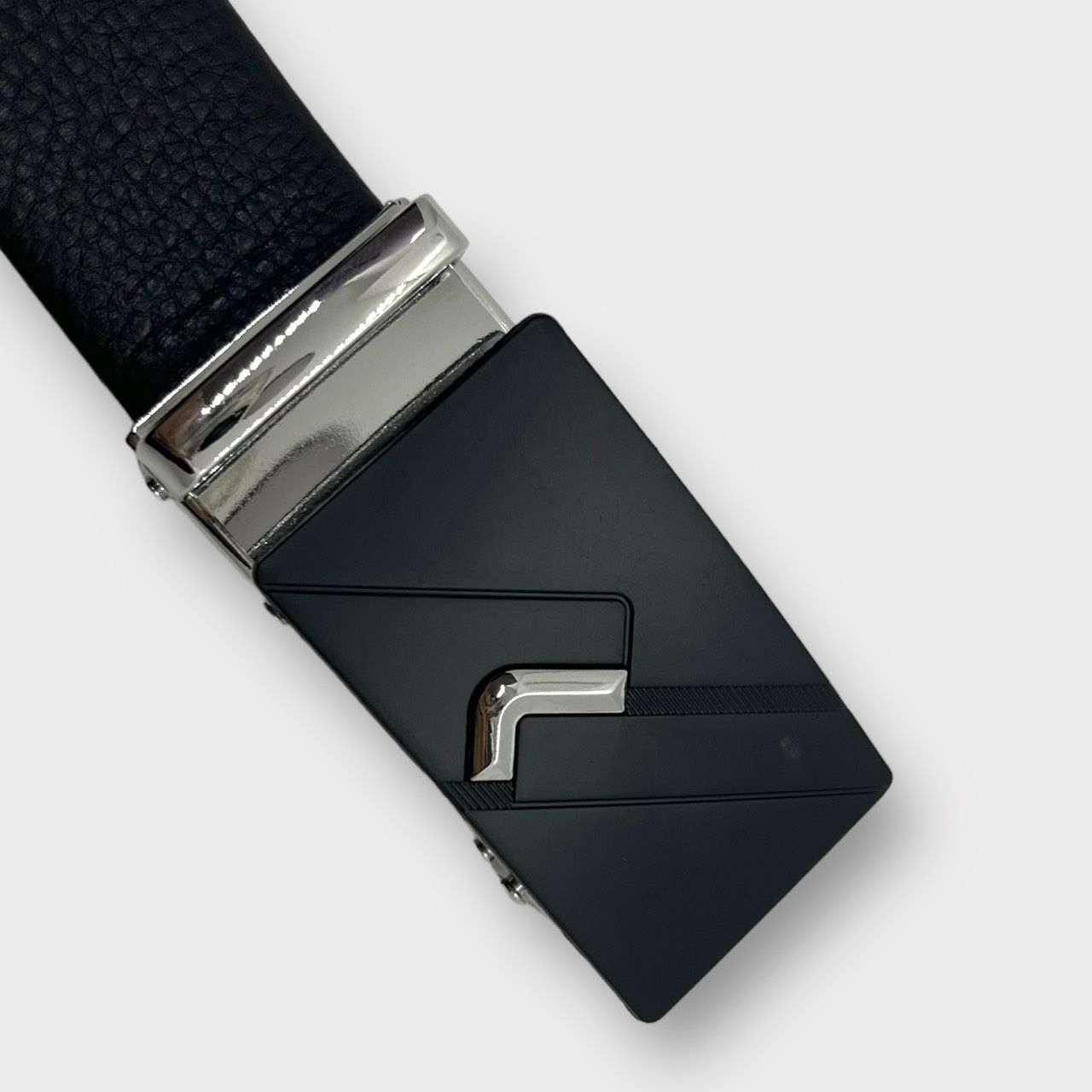  Thắt lưng nam da bò thật khóa tự động hợp kim chống rỉ AGANA dây nịt nam cao cấp khóa lỗ kim da bò bền bỉ thời trang - Màu Đen - DNN019 