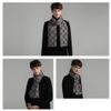  Khăn quàng choàng cổ nam Hàng Hiệu & Cao Cấp - Khăn len cashmere giữ ấm họa tiết caro màu Xám - KN013 