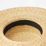  Mũ nón cói đi biển rộng vành tròn đẹp cho nữ sợi tự nhiên cao cấp dây đen - NC524 