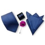  Set cà vạt nam 4 món cao cấp làm quà tặng, caravat đẹp sang trọng - SCR017 