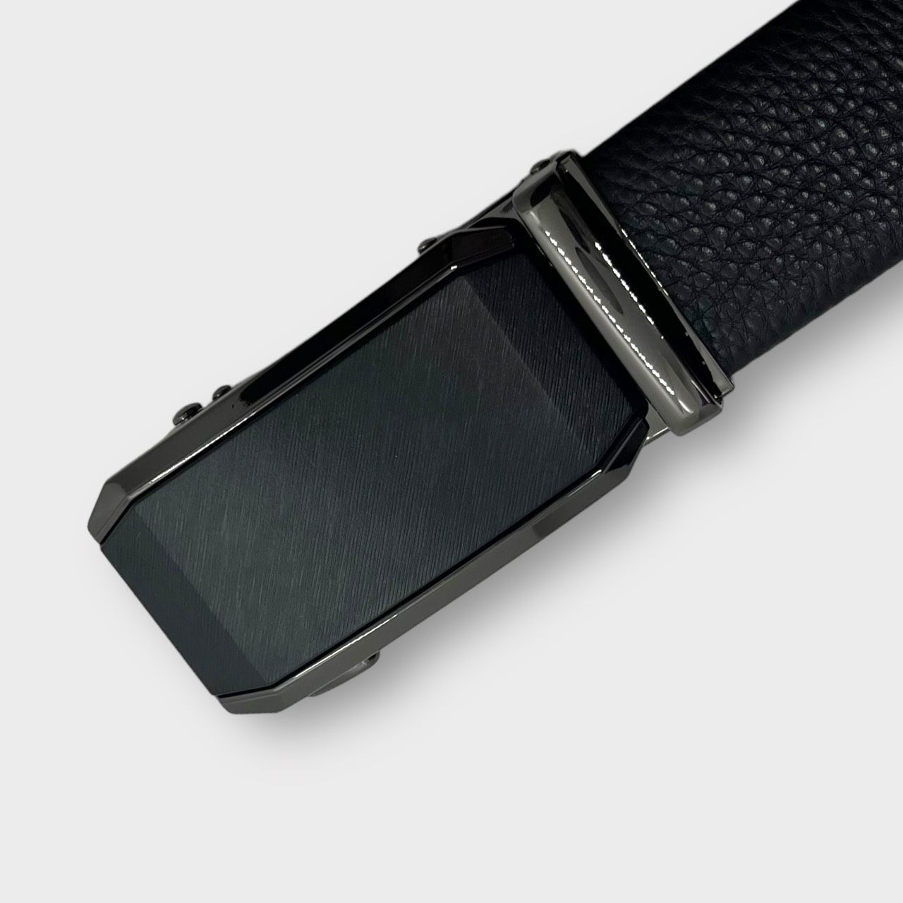  Thắt lưng nam da bò thật khóa tự động hợp kim chống rỉ AGANA dây nịt nam cao cấp khóa lỗ kim da bò bền bỉ thời trang - Màu Đen - DNN026 