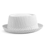  Mũ nón phớt Fedora nam vành nhỏ cao cấp AGANA nón cao bồi phong cách cổ điển pha lẫn hiện đại - Màu Trắng Sọc Đen - MFDN001 