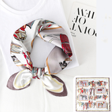  Khăn quàng cổ size vuông 70cm lụa mỏng nhẹ thích hợp cho mùa hè mùa xuân mùa thu chống nắng họa tiết hạt điều màu hồng nhạt AGANA- KL398 