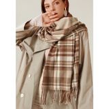  Khăn quàng choàng cổ len Cashmere AGANA giữ ấm cao cấp phong cách châu Âu Mỹ sang trọng 