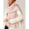 Khăn quàng choàng cổ len Cashmere AGANA giữ ấm cao cấp phong cách châu Âu Mỹ sang trọng