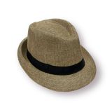  Quà tặng 20/11 cho đối tác nam, sếp nam, đồng nghiệp nam, người yêu nam ,bạn bè, anh trai hoặc người thân quà tặng Mũ nón phớt Fedora nam vành nhỏ cao cấp AGANA nón cao bồi phong cách cổ điển pha lẫn hiện đại - Màu Khaki  - MFDN004 