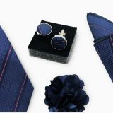  Set cà vạt nam 4 món cao cấp làm quà tặng, caravat đẹp sang trọng - SCR027 