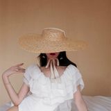  Quà tặng 20/10 cho sếp nữ, vợ, cô giáo, giáo viên nữ, mẹ và bạn gái, người yêu nữ quà tặng Mũ nón cói đi biển rộng vành tròn đẹp cho nữ AGANA - NC516 