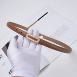  Thắt lưng nữ da bò thật AGANA dây nịt da thật đai váy da thật Hàn Quốc cao cấp phong cách hiện đại - DNT016 