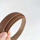  Thắt lưng nữ da bò thật AGANA dây nịt da thật đai váy da thật Hàn Quốc cao cấp phong cách hiện đại - DNT020 