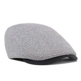  Mũ nón beret nam cao cấp AGANA mũ nồi nam phong cách Newboy cổ điển pha lẫn hiện đại - Màu Xám - MBRN002 