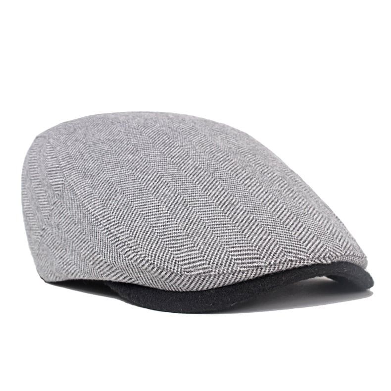  Mũ nón beret nam cao cấp AGANA mũ nồi nam phong cách Newboy cổ điển pha lẫn hiện đại - Màu Xám - MBRN002 