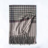  Khăn quàng choàng cổ len Cashmere AGANA giữ ấm cao cấp phong cách châu Âu Mỹ sang trọng 