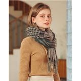  Khăn quàng choàng cổ len Cashmere AGANA giữ ấm cao cấp phong cách châu Âu Mỹ sang trọng 