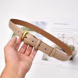  Thắt lưng nữ da bò thật AGANA dây nịt da thật đai váy da thật Hàn Quốc cao cấp phong cách hiện đại - DNT017 