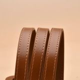  Thắt lưng nữ da bò thật AGANA dây nịt da thật đai váy da thật Hàn Quốc cao cấp phong cách hiện đại - DNT023 