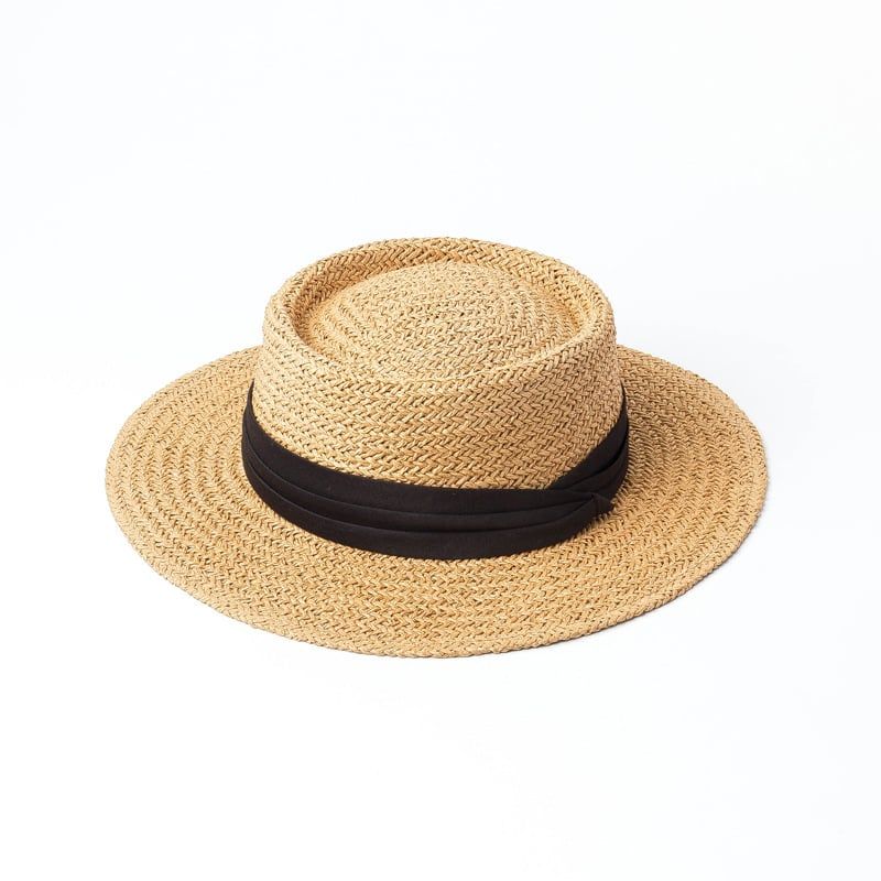  Quà tặng 20/11 cho sếp nữ, vợ, cô giáo, giáo viên nữ, mẹ và bạn gái, người yêu nữ quà tặng Mũ nón cói đi biển rộng vành tròn đẹp cho nữ sợi tự nhiên cao cấp dây đen - NC465 