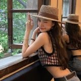  Quà tặng 20/11 cho sếp nữ, vợ, cô giáo, giáo viên nữ, mẹ và bạn gái, người yêu nữ quà tặng Mũ nón cói đi biển rộng vành tròn đẹp cho nữ AGANA - NC511 