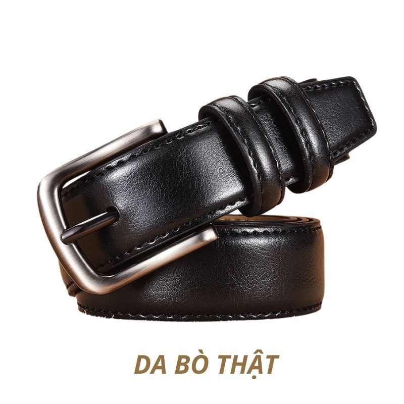  Quà tặng 20/10 cho đối tác nam, sếp nam, đồng nghiệp nam, người yêu nam ,bạn bè, anh trai hoặc người thân quà tặng Thắt lưng nam da bò thật khóa tự động hợp kim chống rỉ  dây nịt nam cao cấp khóa lỗ kim da bò bền bỉ thời trang - DNN027 