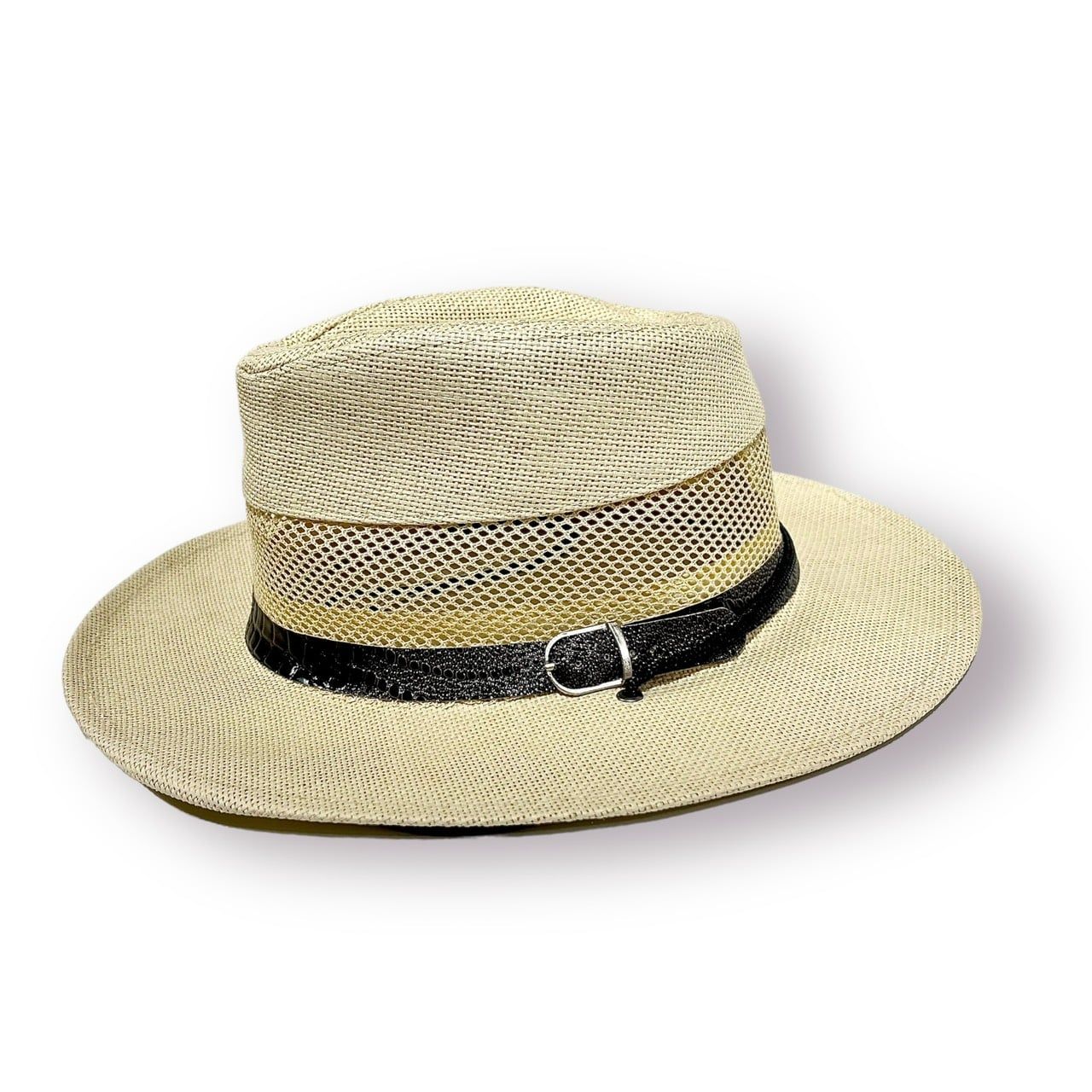  Quà tặng 20/11 cho đối tác nam, sếp nam, đồng nghiệp nam, người yêu nam ,bạn bè, anh trai hoặc người thân quà tặng Mũ nón phớt Fedora cói lưới thắt da dành cho nam cao cấp AGANA nón cao bồi phong cách cổ điển pha lẫn hiện đại - Màu Be - MFDN007 