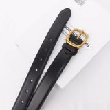  Thắt lưng nữ da bò thật AGANA dây nịt da thật đai váy da thật Hàn Quốc cao cấp phong cách hiện đại - DNT002 