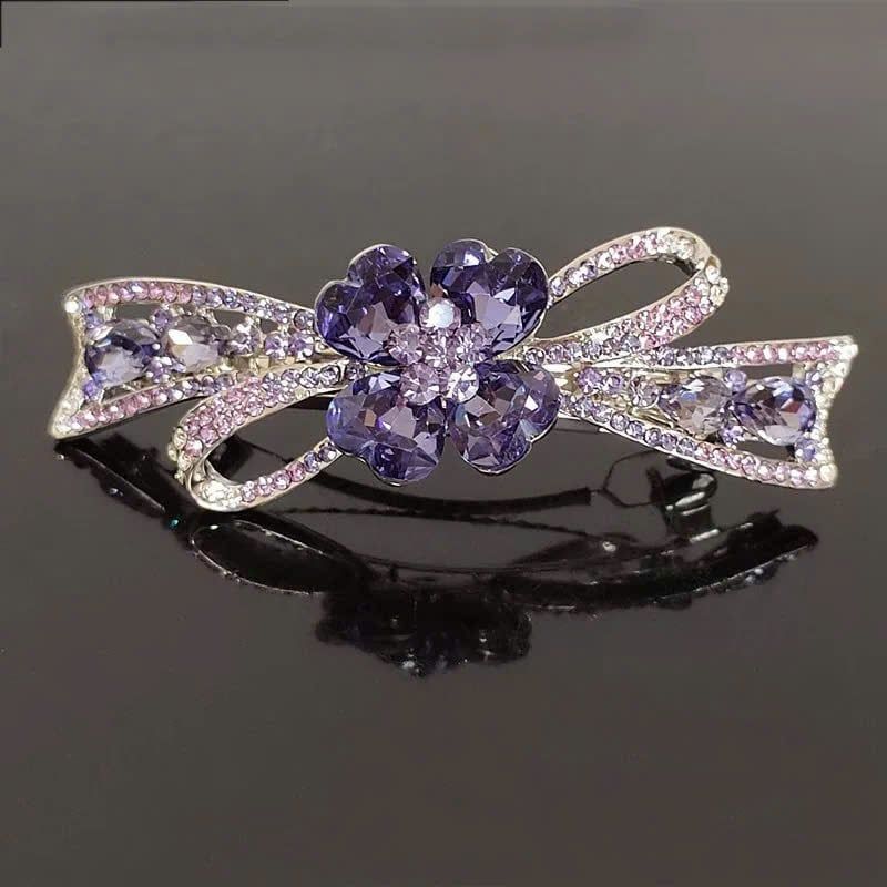  Quà tặng 20/11 cho sếp nữ, vợ, cô giáo, giáo viên nữ, mẹ và bạn gái, người yêu nữ quà tặng Kẹp (cặp) tóc cao cấp AGANA - Ghim kẹp tóc nữ đẹp đính đá hoa sang trọng phù hợp làm quà tặng mọi dịp - KDD102 