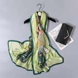  Quà tặng 20/11 cho sếp nữ, vợ, cô giáo, giáo viên nữ, mẹ và bạn gái, người yêu nữ quà tặng Khăn quàngchoàng cổ lụa cao cấp cho nữ văn phòng sở đẹp màu xanh AGANA - KS176 
