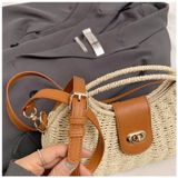  Túi cói đi biển vintage thời trang nữ phong cách cầm tay Hàn Quốc đẹp cổ điển - TC116 